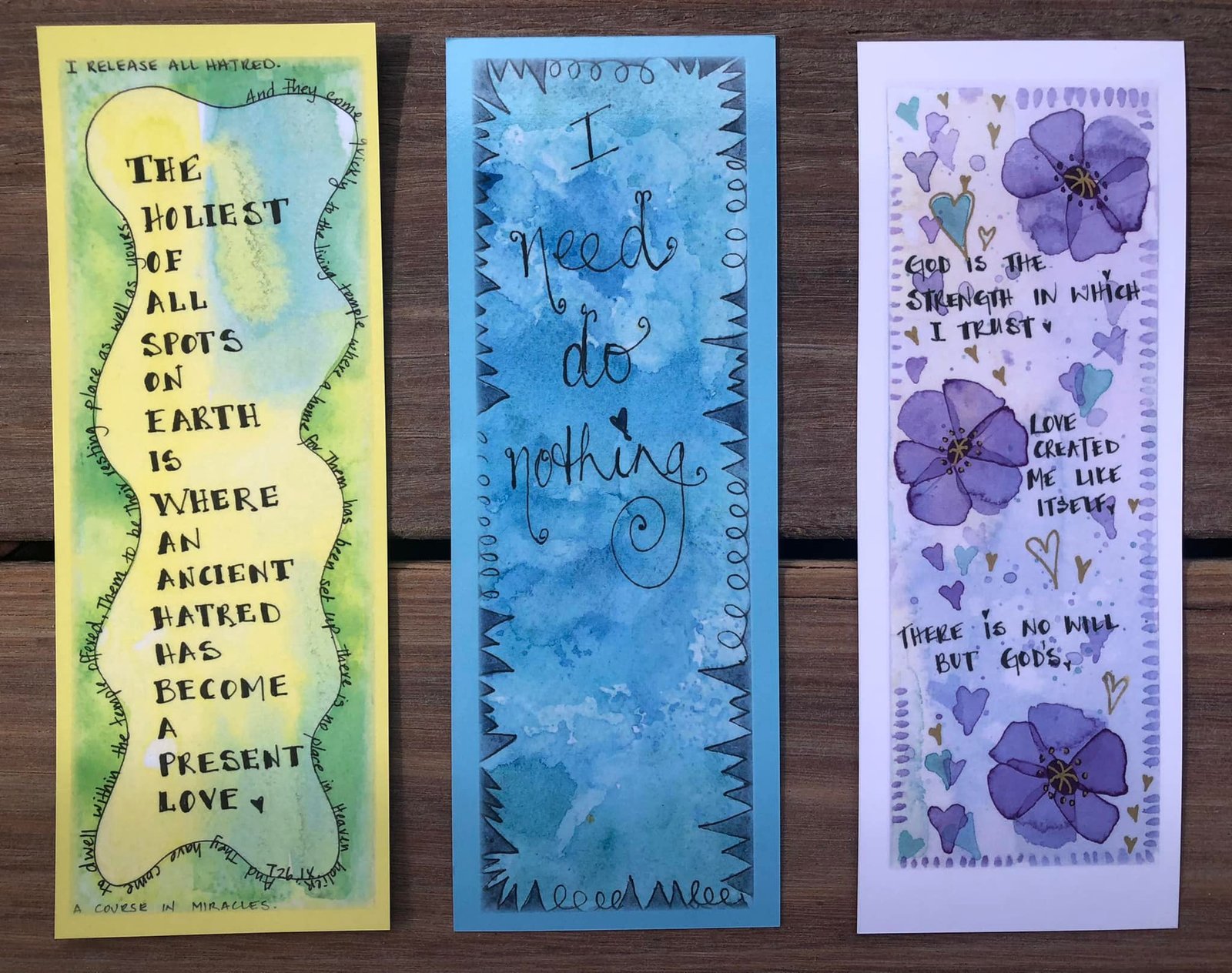 Forgiveness & Peace Bookmark Trio